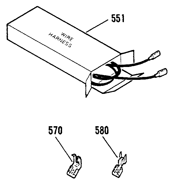 Kenmore 9117139182 wire harnesses and components diagram