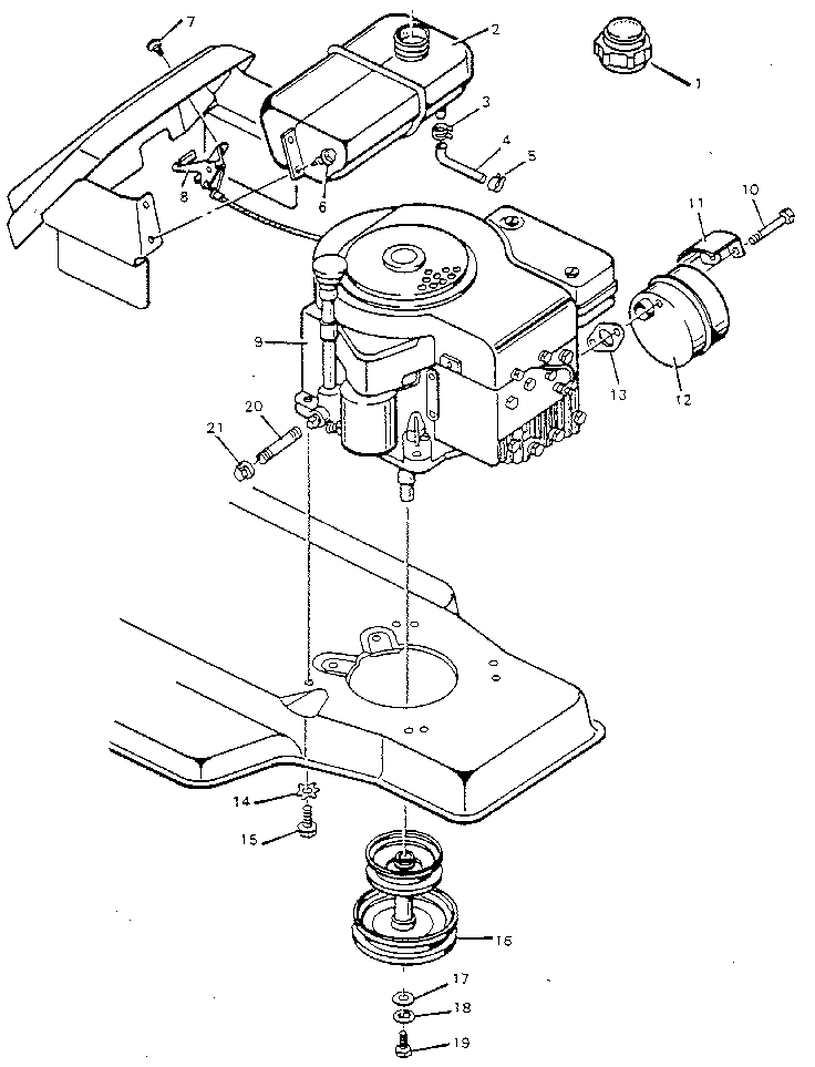 Craftsman 502255192 engine mount diagram