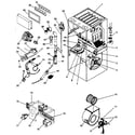ICP NULS075BG01 functional replacement parts diagram