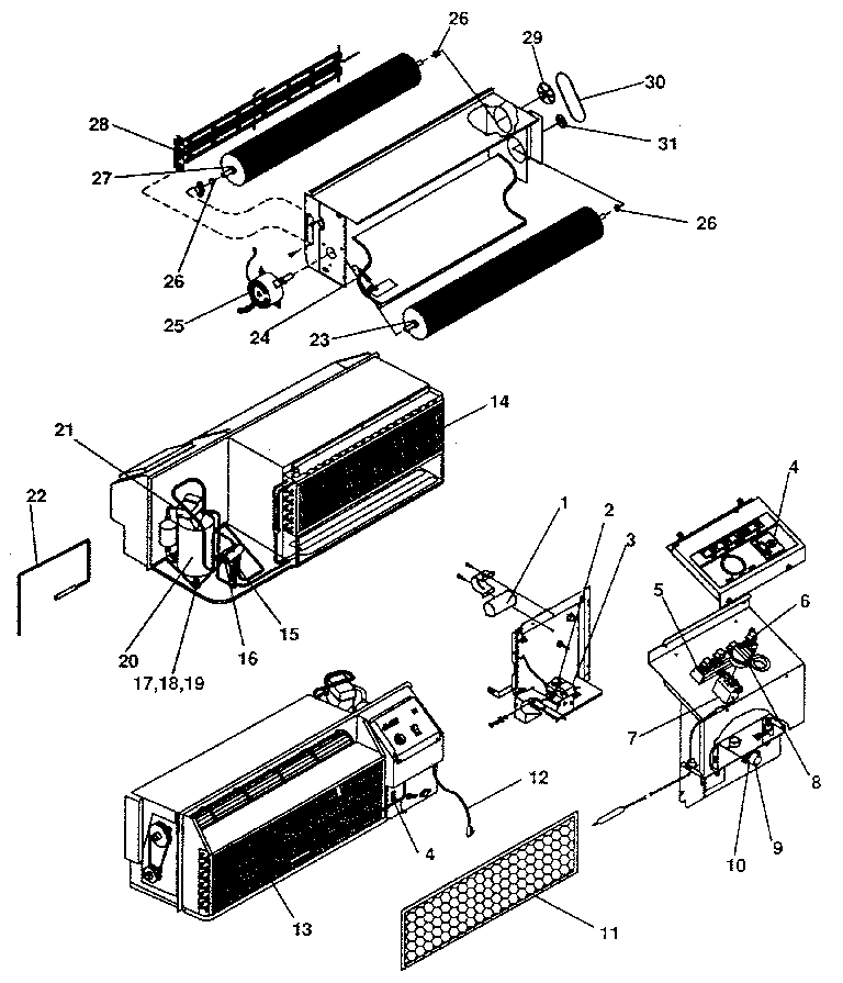 Climette/Keeprite/Zoneaire THA15R50STA functional diagram
