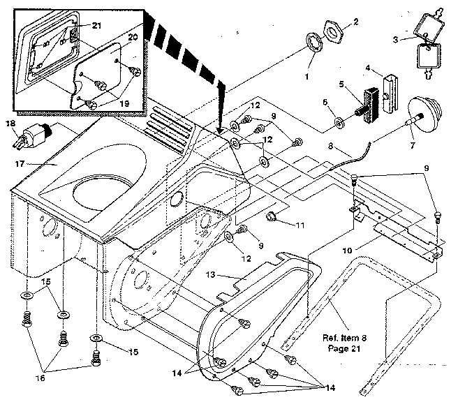 Craftsman 536884420 belt cover diagram