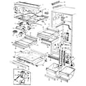 Jenn-Air JRT216B/MAJ73B fresh food compartment diagram