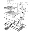Jenn-Air JRT216B/MAJ73B freezer compartment diagram