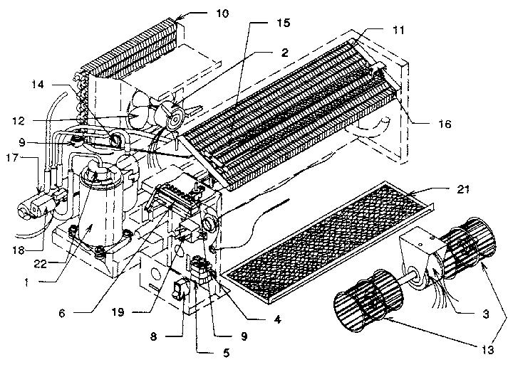 Climette/Keeprite/Zoneaire SC95E-2 functional replacement parts/erh84xa4 diagram