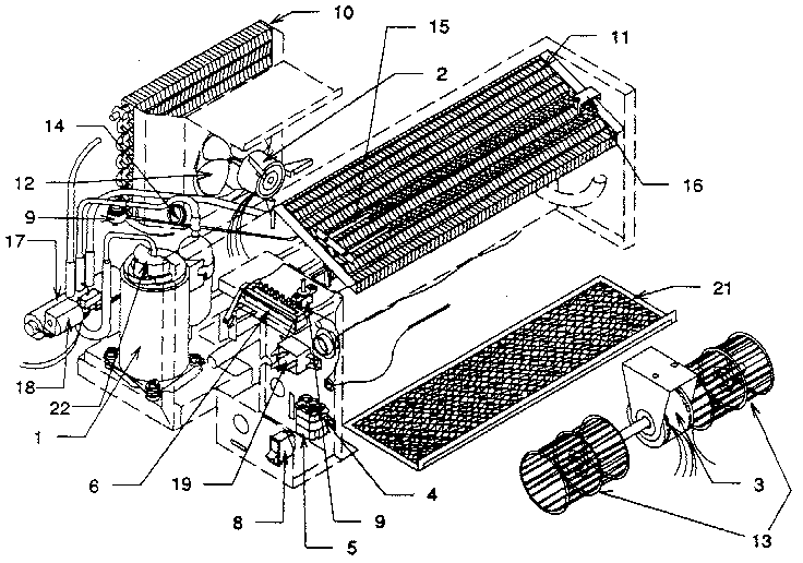 Climette/Keeprite/Zoneaire SC95E-2 functional replacement parts/eh120x2 diagram