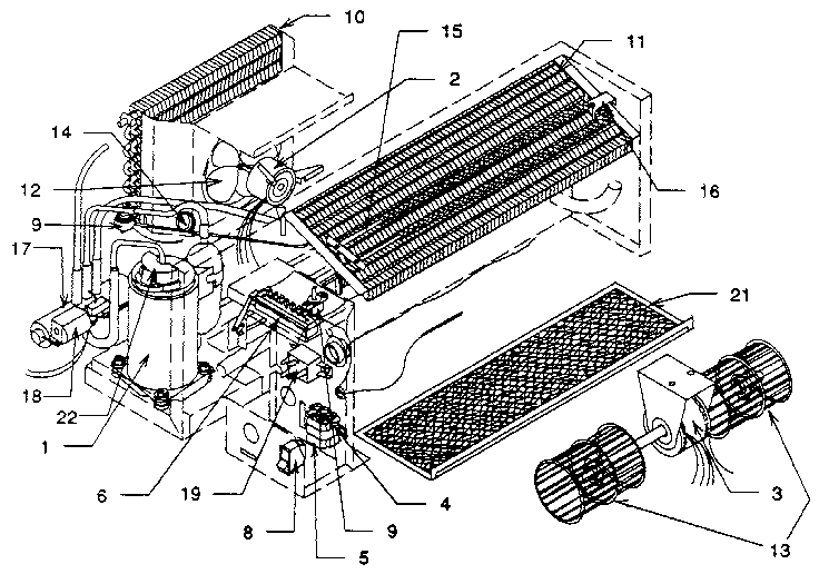 Climette/Keeprite/Zoneaire SC95E-2 functional replacement parts/ph150x2 diagram