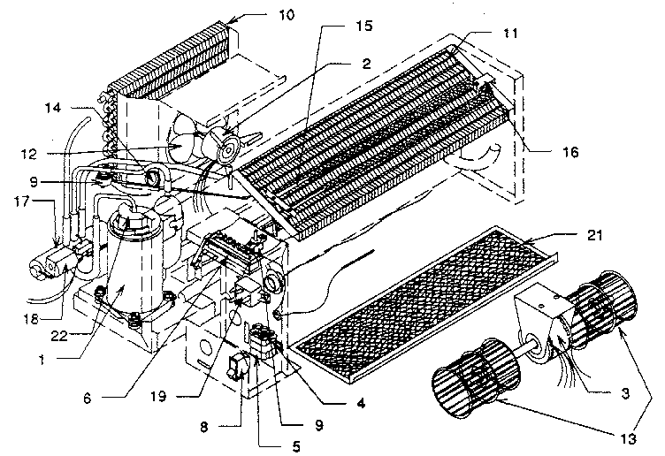 Climette/Keeprite/Zoneaire SC95E-2 functional replacement parts/ak123at diagram
