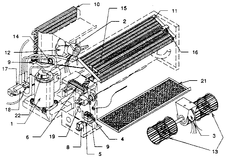 Climette/Keeprite/Zoneaire SC95E-2 functional replacement parts/prh56xa3 diagram