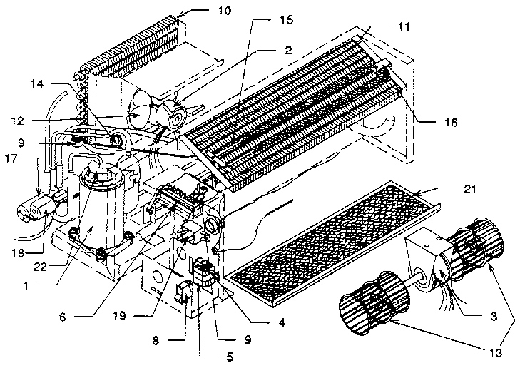 Climette/Keeprite/Zoneaire SC95E-2 functional replacement parts/ph120x2 diagram