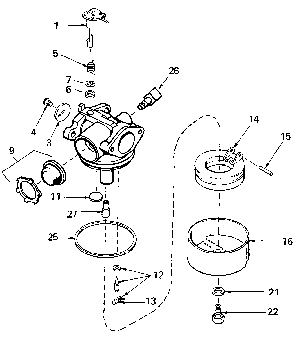 Craftsman 917372490 carburetor 632078a (71/143) diagram