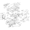Generac 9011-3 base & pulleys - exhaust out the side diagram