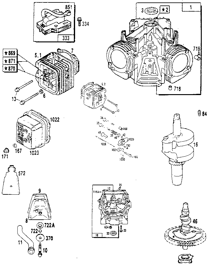 Generac 9010-3 engine parts diagram