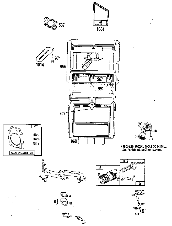 Generac 9011-1 v-twin engine diagram