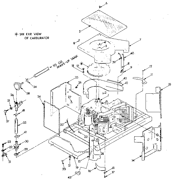 Generac 9010-0 sheet metal diagram