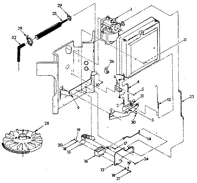 Generac 9010-0 gasoline carburetor diagram