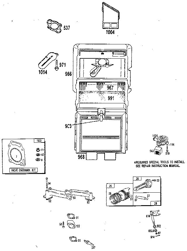 Generac 9010-0 v-twin engine diagram