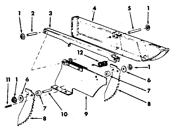 Craftsman 113298841 figure 5 - 62579 guard assembly diagram
