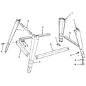 Craftsman 113248290 figure 4 - parts list leg set diagram