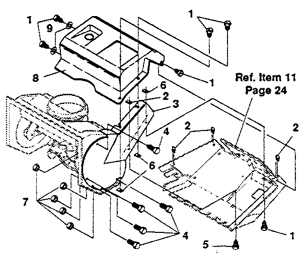 Craftsman 536884231 belt cover diagram