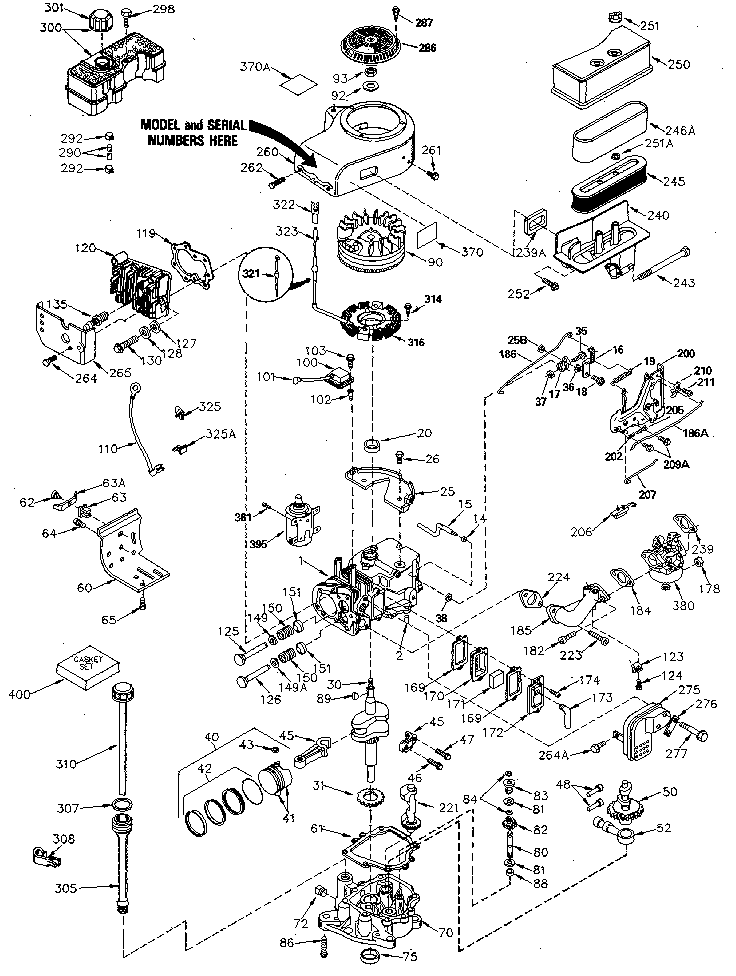 Craftsman 502255091 replacement parts diagram
