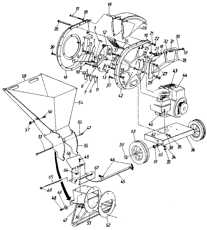 Craftsman 247797851 replacement parts diagram