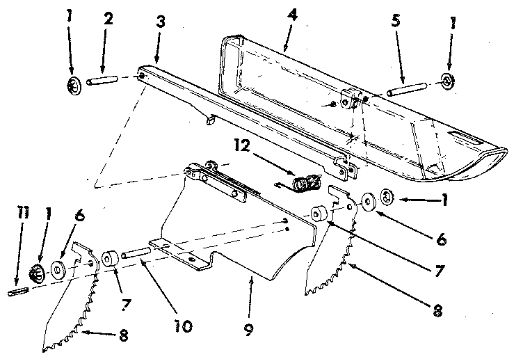 Craftsman 113298751 figure 7 - 62579 guard assembly diagram
