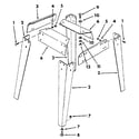 Craftsman 113298751 figure 8 - leg set diagram