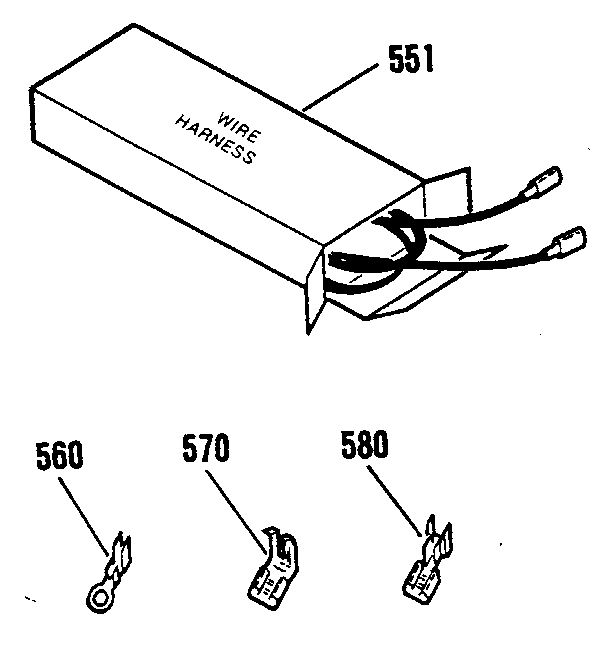 Kenmore 9119249182 wire harnesses and components diagram