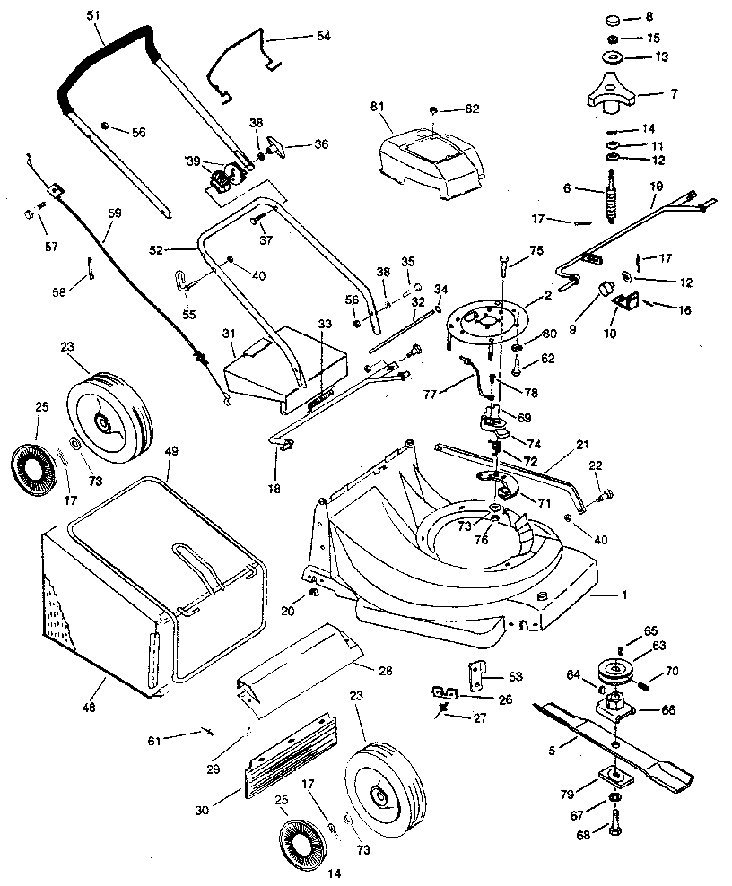 Craftsman 247383910 replacement parts diagram