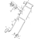 Lawn-Boy 680540 handle group diagram