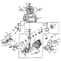Lawn-Boy 680540 engine group diagram