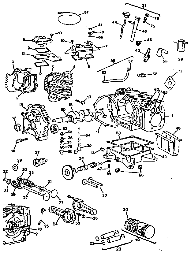 Craftsman 917255930 engine briggs & stratton diagram