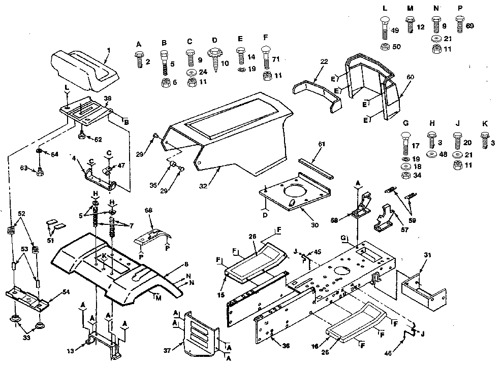 Craftsman 917257350 chassis diagram