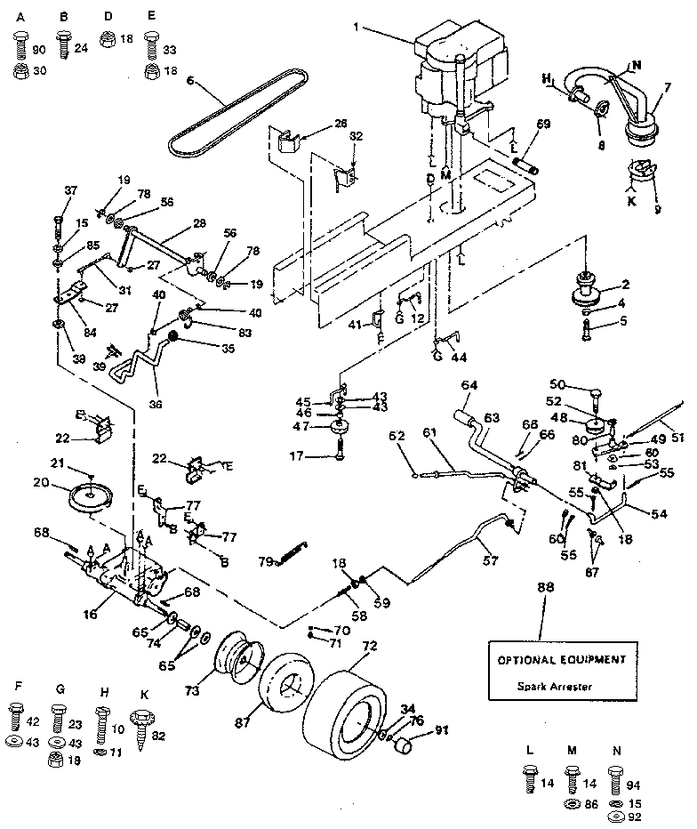 Craftsman 917257350 drive diagram