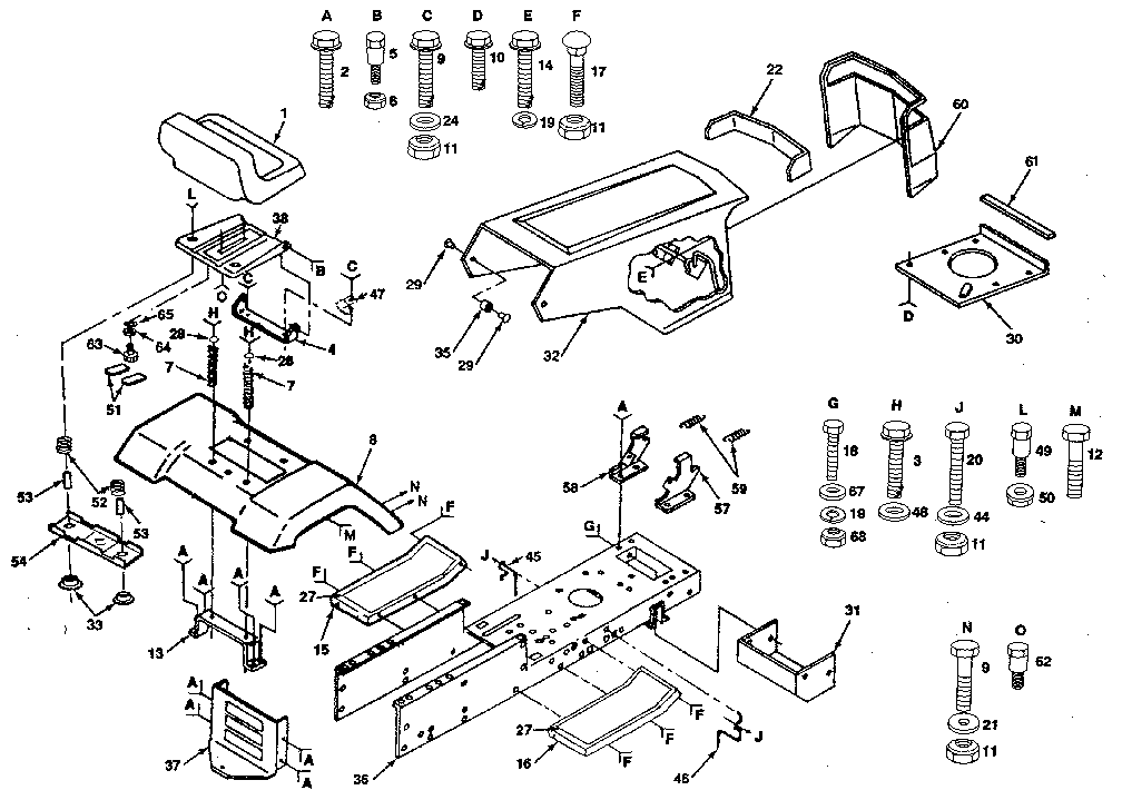 Craftsman 917257470 chassis and enclosures diagram
