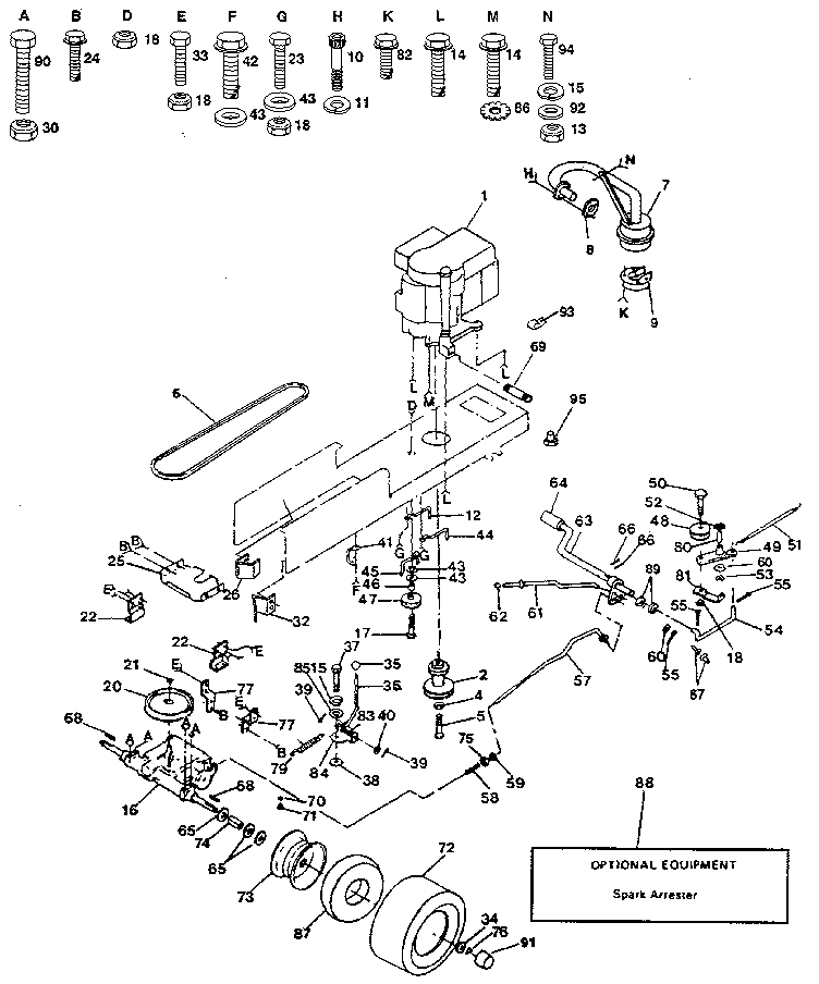 Craftsman 917257470 drive diagram