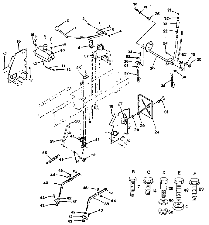 Craftsman 917257470 lift adjustment diagram