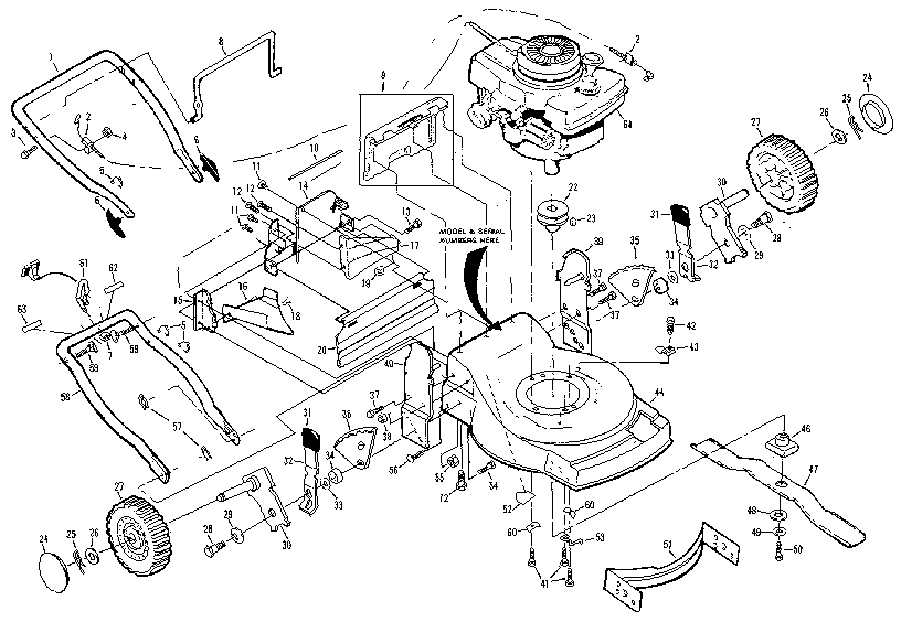 Craftsman 917372490 main frame diagram