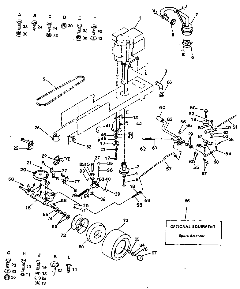 Craftsman 917255520 drive diagram