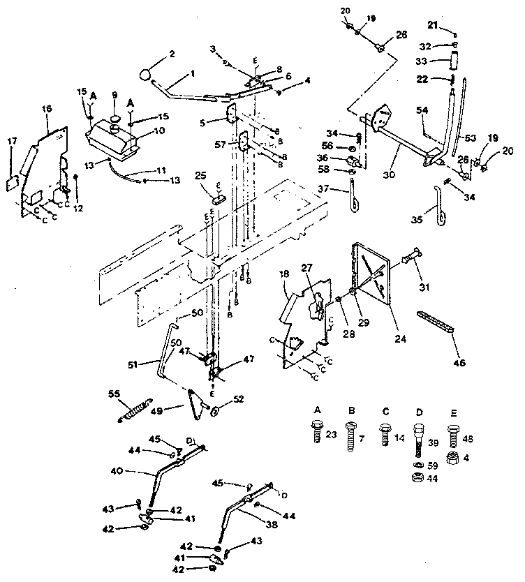 Craftsman 917255520 lift adjustment diagram