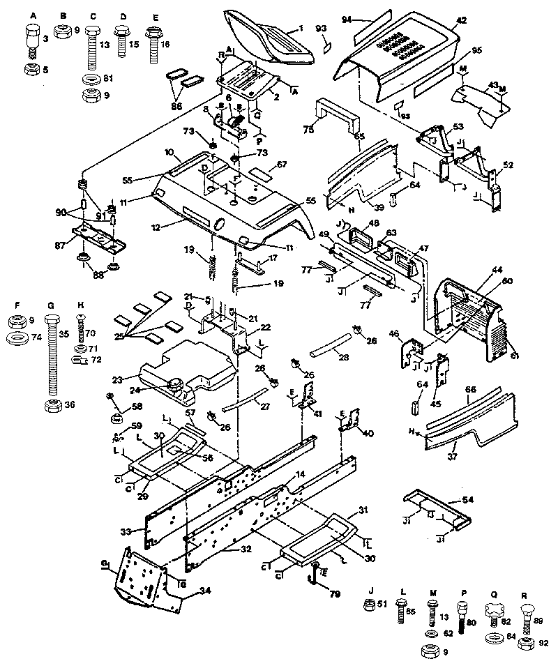 Craftsman 917255930 chassis and enclosures diagram