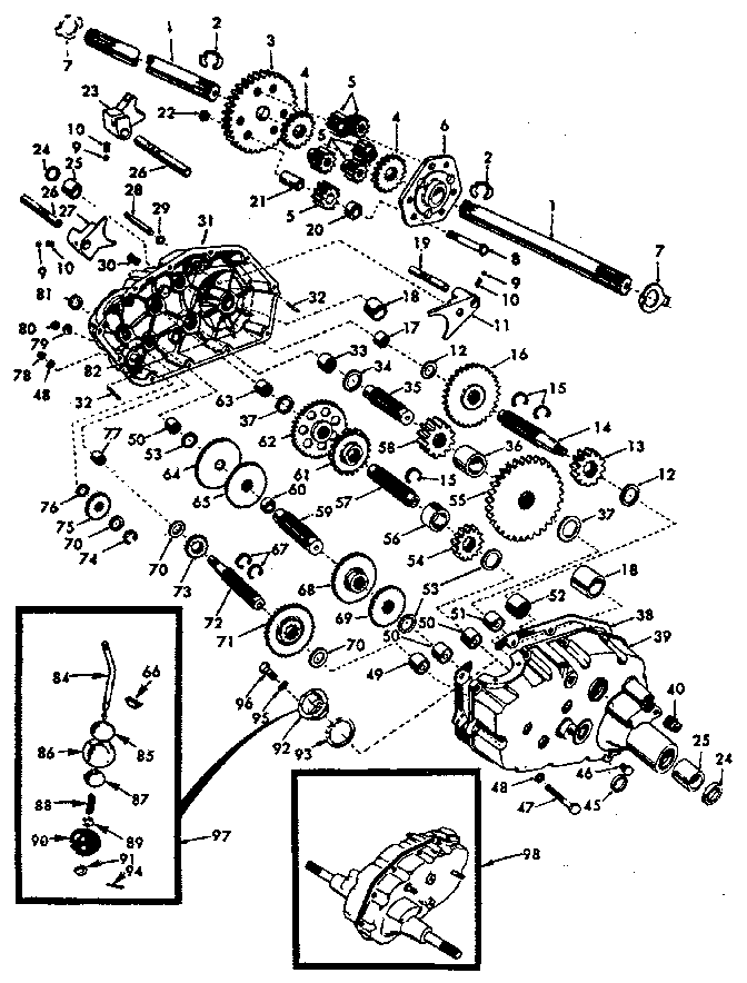 Craftsman 917255930 transaxle diagram