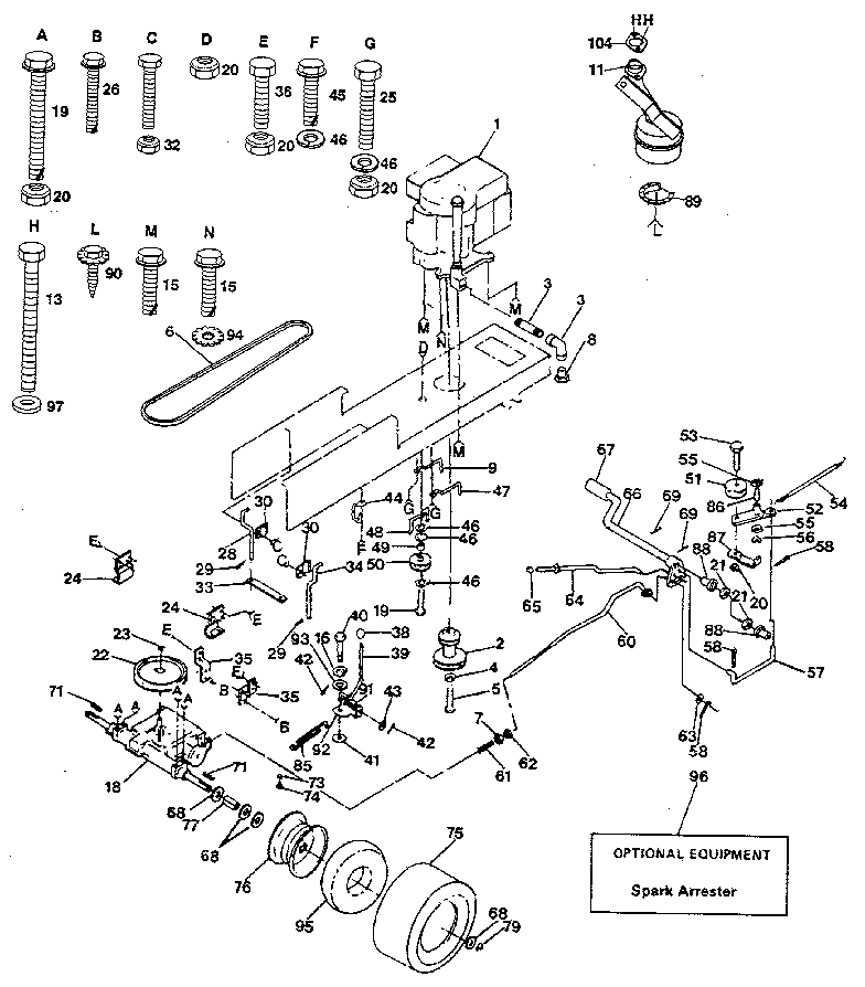 Craftsman 917255510 drive diagram