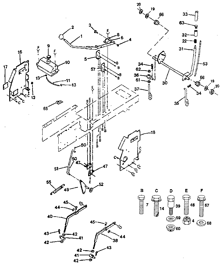 Craftsman 917255510 lift adjustment diagram