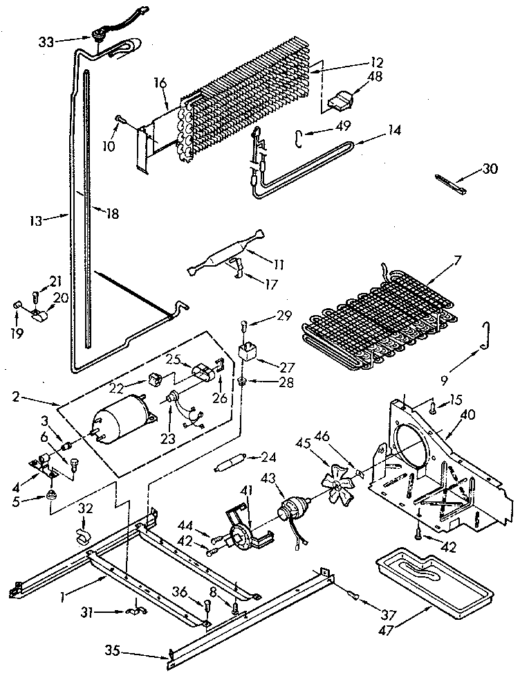 Kenmore 1069710611 unit diagram