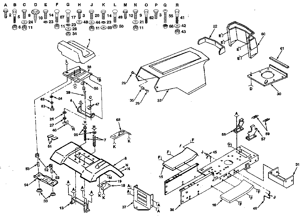 Craftsman 917257360 chassis diagram