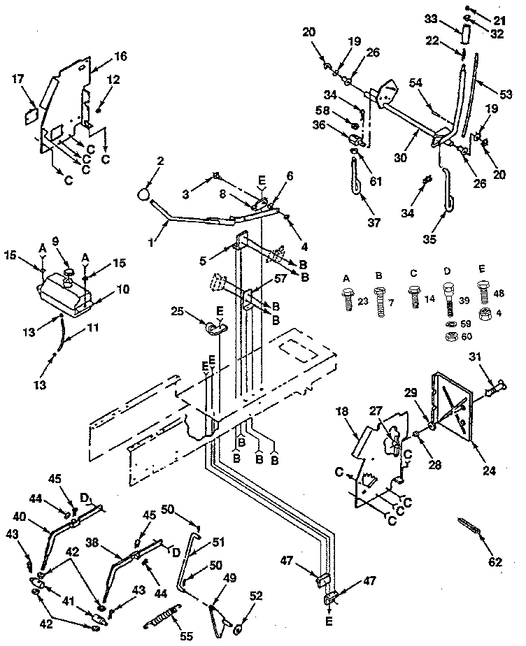 Craftsman 917257360 lift adjustment diagram