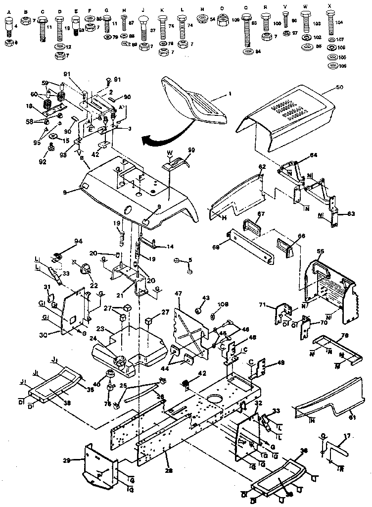 Craftsman 917254451 chassis diagram