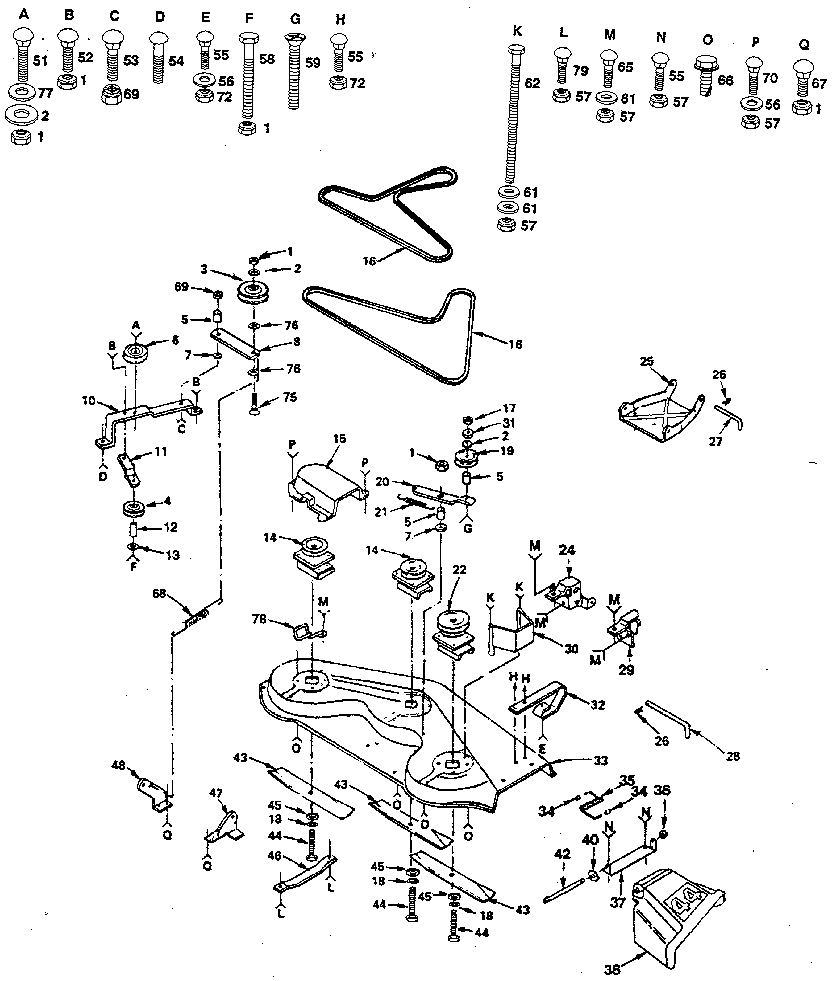 Craftsman 917254451 mower diagram
