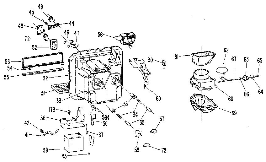 Kenmore 3639517710 dispenser diagram
